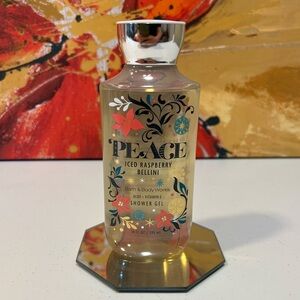 Bath & Body Works PEACE Iced Raspberry Bellini Shower Gel